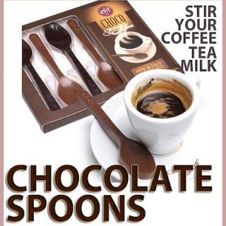 Elit Choco Spoons Milk And Dark Chocolate (6 Spoons) (1 Pack)