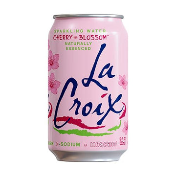 LaCroix Sparkling Water Cherry Blossom, 12 Fl Oz, Pack of 12 - Refreshing Zero Calorie Beverage