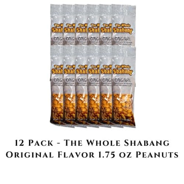 Generic The Whole Shabang Original Flavor Peanuts, 12 Pack, 1.75 oz Each, Model 12pkpeanuts12