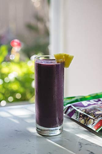 Amafruits Acai Berry Frozen Puree Smoothie Packs | USDA Organic | Non-GMO | 24 Packs of 3.5oz