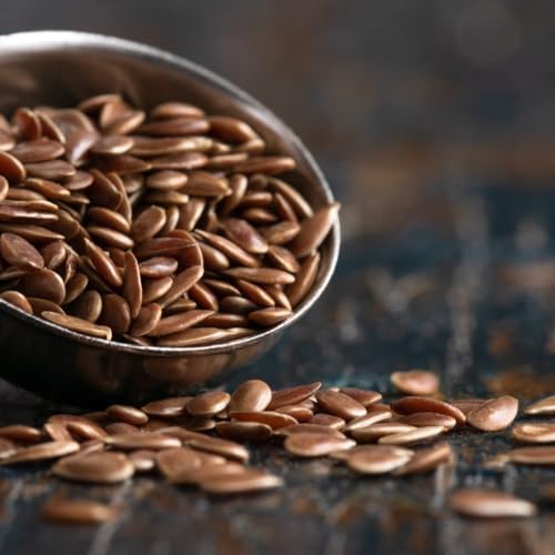 Granaroma Brown Flax Seeds, Baking, Egg Replacement, Linseeds (2.2 Ounce)