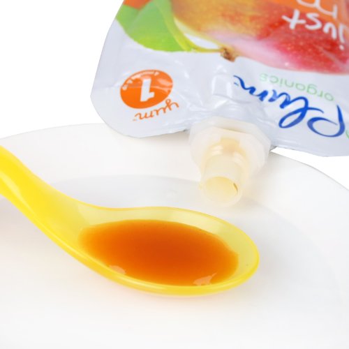 Plum Organics Just Fruit, Mangos, 3.5-Ounce Pouches (Pack Of 12)