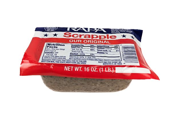RAPA Original Scrapple 16 0z (Pack of 6)