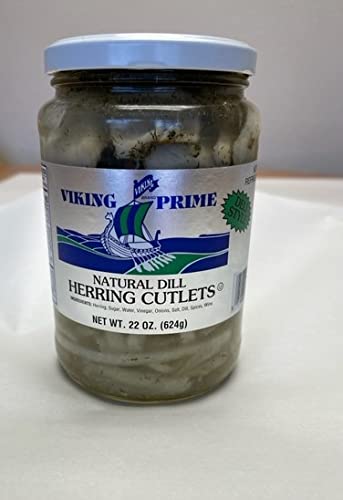 Viking Prime Deli Style Natural Dill Herring Cutlets - 22 ounces - 1 pack