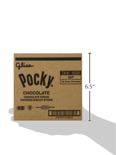 Pocky Biscuit Stick, Chocolate, 2.47 Ounce (Pack of 10)