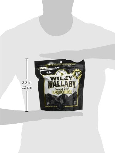 Wiley Wallaby Australian Goumet Style Black Licorice Candy 24 Oz. (Pack Of 4)4