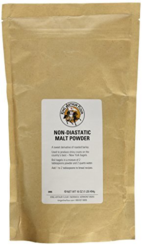 King Arthur Flour Non-Diastatic Malt Powder, Kosher - 16 Ounce Bag