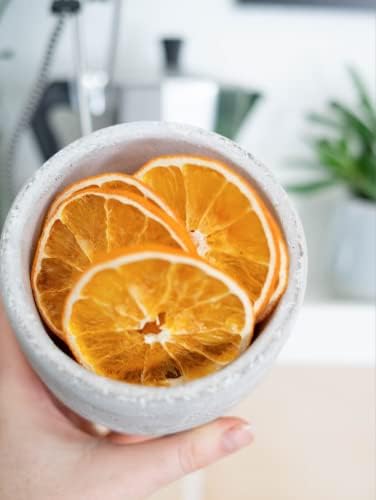 Dehydrated Dried Orange Slices | Wheels | 55 + Servings Approx | 100% Natural | For Cocktails Wreath Making Tea Cakes Decoration | Dried Orange For Cocktails | PET Jar | 5.29 oz | 150 Grams