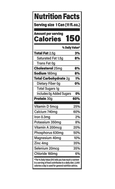 Nurri - 30g Protein Ultra Filtered Milk Shake - Strawberry - Lactose Free Low Sugar 150 Calories 10 Vitamins and Minerals - 11 fl oz 12 Cans