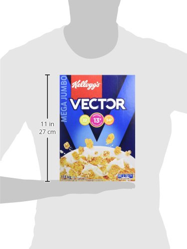 Kelloggs Vector Meal Replacement Cereal, 2.5 lbs, Pack of 1