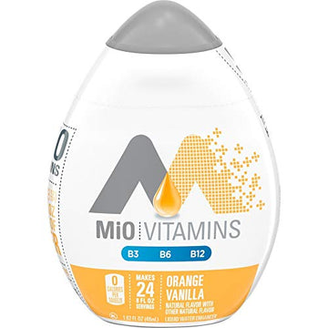 Mio Vitamins Liquid Water Enhancer, Orange Vanilla, 1.62 Oz, (Pack Of 8)