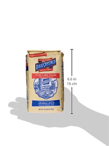 Imperial Sugar Dixie Crystals Extra Fine Granulated Sugar, 2 lb