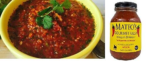 Mateo'S Gourmet Salsa Medium Spice 2 Jars 32Oz/907G