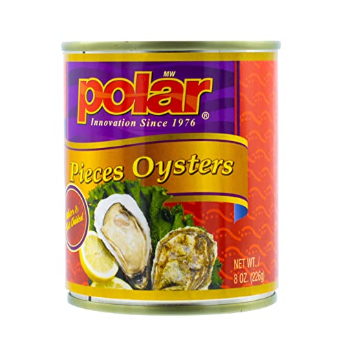 Mw Polar Oysters Pieces, 8-Ounce Cans (Pack Of 12), Oyster Pieces (100-74027-021741)