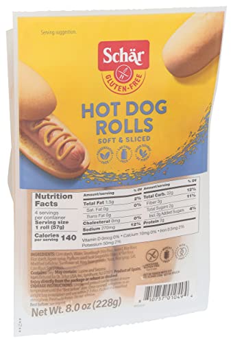 Schar Hot Dog Rolls, 8 Oz