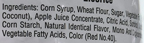 Kervan Candy Bebeto Strawberry Licorice Laces - Red Shoestring Licorice Laces For Braiding, Decorating Baked Goods & Making Knot