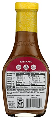 Annies Homegrown Balsamic Vinaigrette 8 Ounce