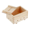 Wooden Tofu Maker Press Kit, Made of Japanese Cypress Hinoki Wood, Sturdy and Lightweight, 6.69 x 4.84 x 3.93 inch