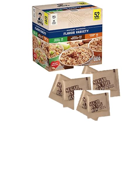 Instant Oatmeal Variety Pack (52 Ct.) Wholesale, Cheap, Discount, Bulk (1 - Pack). Individual Packets /1.51 Ounce ., 78.8 Ounce