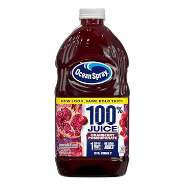 Ocean Spray 100% Juice Cranberry Pomegranate Juice Blend 64 Fl Oz Bottle