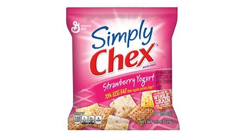 Simply Chex Strawberry Yogurt Snack Mix, 1.03 Ounce (Pack Of 60)