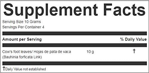 Hanan Peruvian Secrets Cow'S Foot Loose (Pata De Vaca) Leaf Tea | 100% All-Natural Bauhinia Forficata Leaves From Peru | 1.41Oz