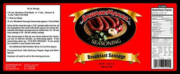The Sausage Maker - Breakfast Sausage Seasoning, 1 lb. 8 oz.
