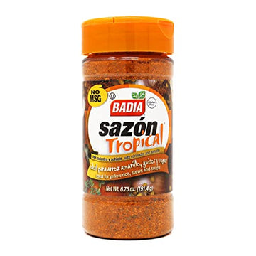 Badia Sazon Tropical With Coriander And Annatto, 6.75 Ounce (Pack Of 6)