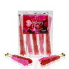 Valentine'S Day Rock Candy Crystal Sticks - 10 Indiv. Wrapped - Red & Pink