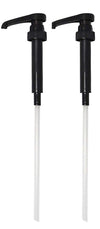 VIGOR PATH Black Coffee Syrup Pumps - Dispenser for 25.4 Oz Bottles - 2 Pack