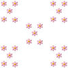 O'Creme 6-Petal Royal Icing Sugar Flower 3/4 Inch - for Cake Decorating - Decorations for Cakes, Cupcake Toppers - Birthday, Wed