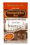 Marketspice Teabags, Cinnamon Orange, 24 Count, 56G