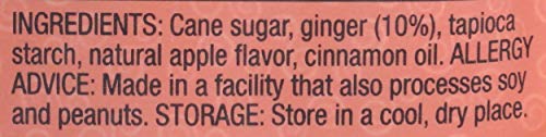 Ginger People Gin Gins Spicy Apple Ginger Candy Chews - 3 oz. Apple Flavored