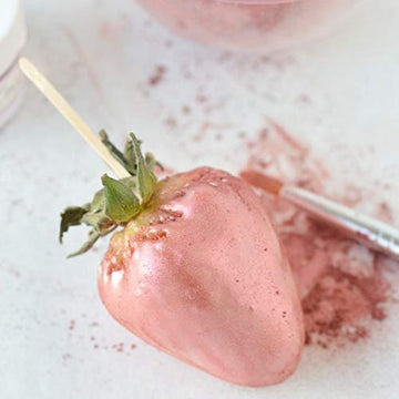 Luster Dust - Rose Gold (4G 1X Pump) | Edible Vegan Dust & Paint For Cake Decorating, Ice Cream, Desserts, Cocktails And Beverag