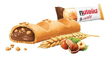 Nutella B-Ready Wafer Biscuits With Cream Nutella Kit W/ 36