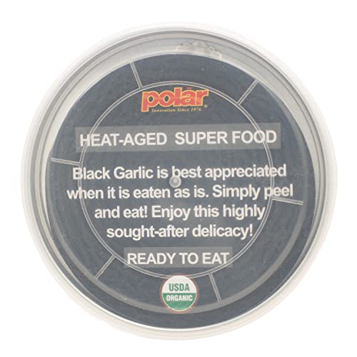 Mw Polar Usda Organic Black Garlic 8.8Oz (Pack Of 1), Whole Bulbs, Easy Peel, All Natural, Chemical Free, Kosher Friendly Ready To Eat Healthy Snack