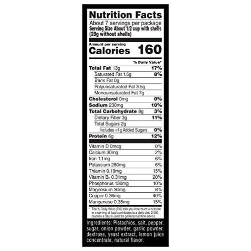 Wonderful Pistachios In Shell, Salt & Pepper Flavored Nuts, 14 Ounce Bag, Protein Snacks, Gluten Free, Healthy Snacks (Pack of 3