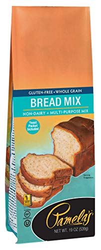 Pamelas Products Gluten Free, Bread Mix, 19 Ounce , Pack of 6