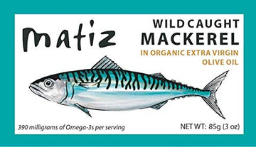 Matiz Mackerel in Extra Virgin Olive Oil | 3 Ounces | Spanish Natural Artisan Wild Caught Fish (12 Pack)