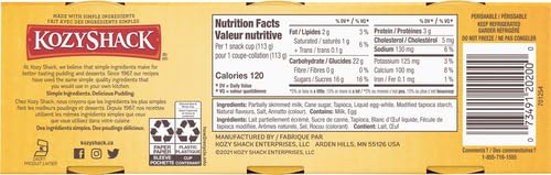 Kozy Shack Tapioca Pudding Multipack, 23.92 Oz, 6 Count