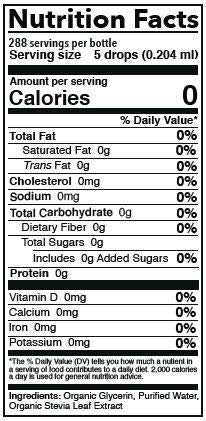 Sweetleaf Organic Sweet Drops Steviaclear Stevia Sweetener, 2 Oz