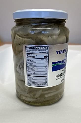 Viking Prime Deli Style Natural Dill Herring Cutlets - 22 Ounces - 1 Pack