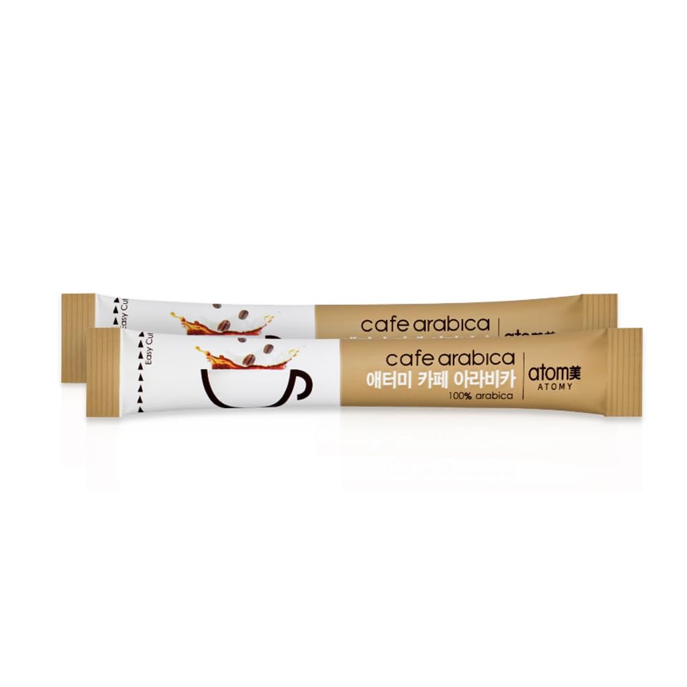 Atomy Cafe Arabica Instant Coffee Mix - 100 Sticks Arabica Coffee (50 Sticks X 2 Packs)