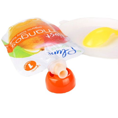 Plum Organics Just Fruit, Mangos, 3.5-Ounce Pouches (Pack Of 12)