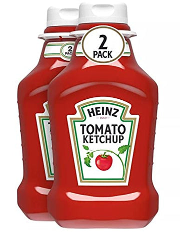 Concession Essentials Heinz Tomato Ketchup, 88 Ounces (Two 44 Oz Plastic Squeeze Bottles) (Ce 44Oz Ketchup 2 Pack)