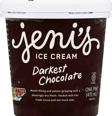 Jenis Splendid Ice Creams Darkest Chocolate Ice Cream, 16 oz (Frozen)