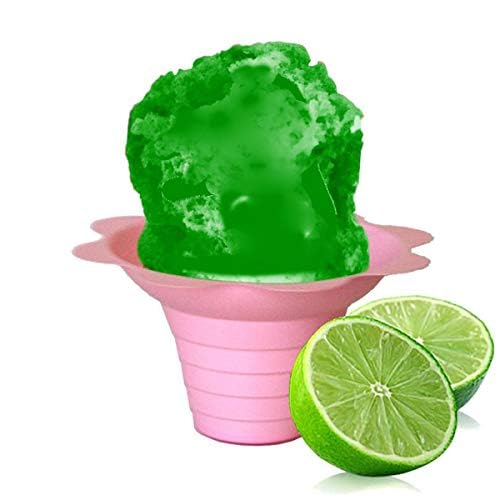 Hypothermias Lime Ready To Use Gallon (128 Fl. Oz) Hawaiian Snow Cone Flavors Syrup - Shaved Ice, 100% Pure Cane Sugar