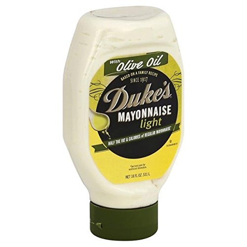 Dukes Mayonnaise, Light, With Olive Oil 18 Oz. ( 2 Pack )