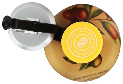 Fresh Press Farms Cold Pressed High Polyphenol Pure Gold Extra Virgin Olive Oil 16.4 Fl Oz Georgia Grown 100% American Made Unrefined Certified Whole30 Non-GMO Keto Paleo Gluten Free