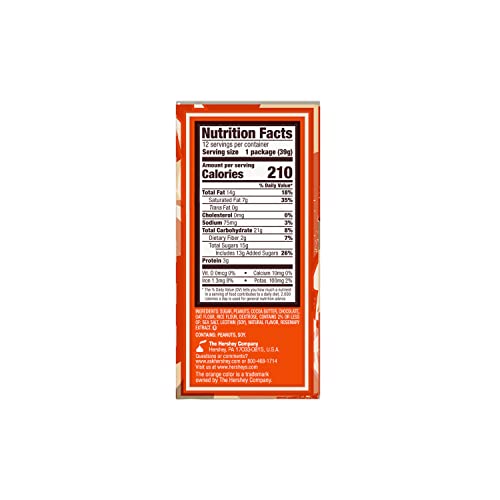 REESES Plant Based Oat Chocolate Confection Peanut Butter Cups, Candy Packs, 1.4 oz (12 Count)